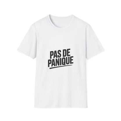 Pas De Panique T-Shirt – Calm French Girl Saying Tee