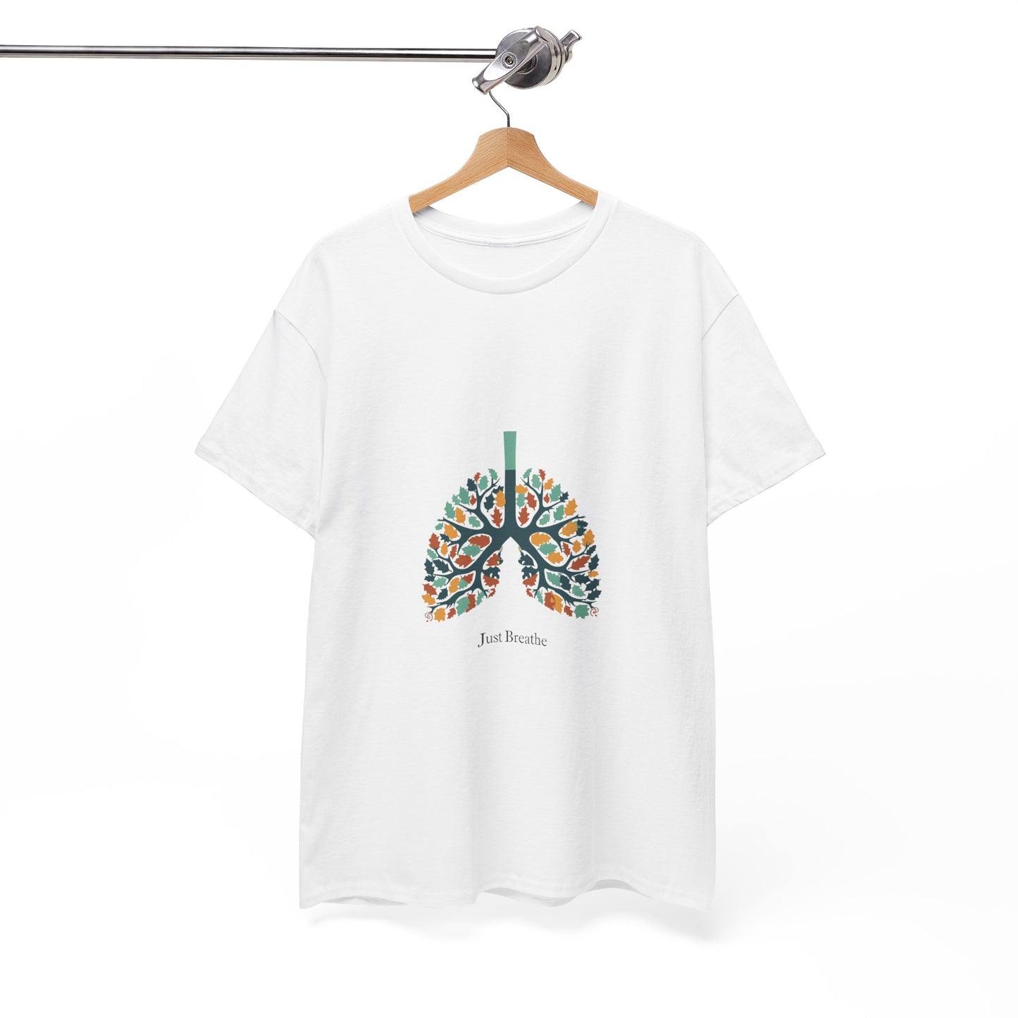 Just Breathe Mindfulness Yoga Tee – Women’s Calming Wellness T-Shirt