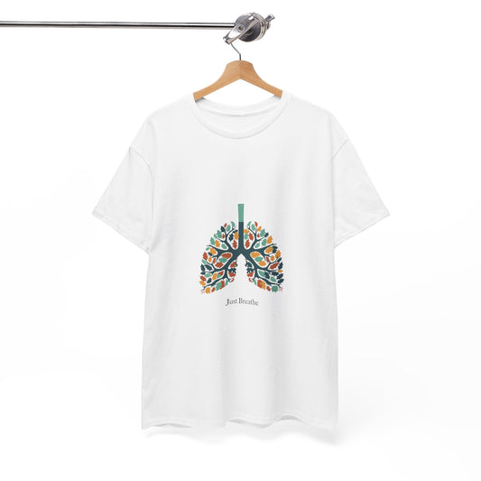 Just Breathe Mindfulness Yoga Tee – Women’s Calming Wellness T-Shirt