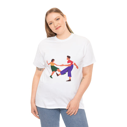 Lindy Hop 'Til You Drop Women's Summer Fun T-Shirt – Vintage Vacation Beach Tee