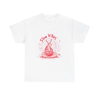 Slow Vibes Mindful Living T-Shirt – Women's Yoga & Peaceful Lifestyle Tee