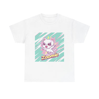 Zoomie Time Cat Zoomies Graphic Tee – Funny Unisex T-Shirt for Cat Parents