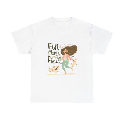 Fur Mama Fuel Funny Dog Mom T-Shirt – Unisex Dog Parent Coffee Tee