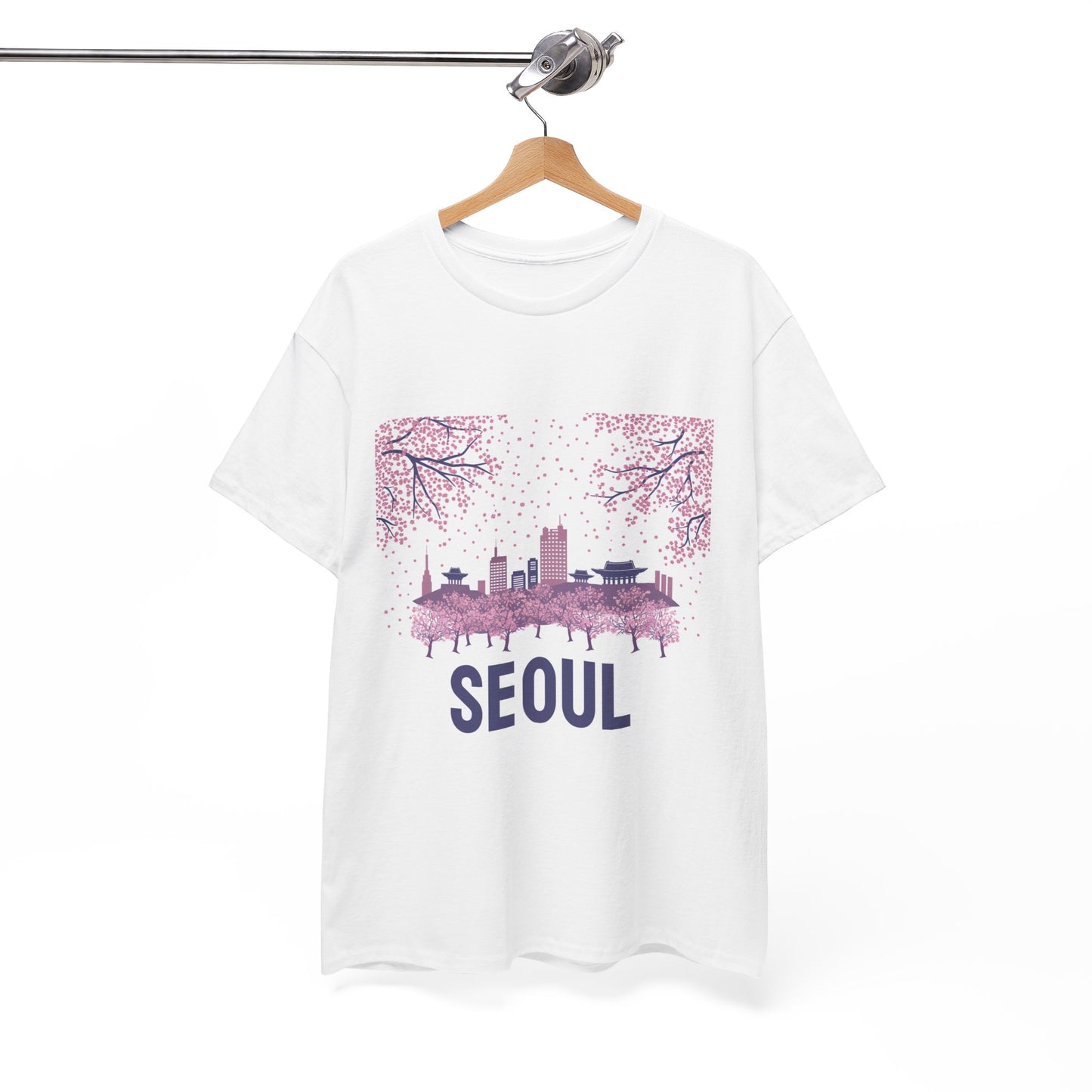 Seoul Scenes Unisex City Travel Tee – Korea Adventure Graphic Shirt