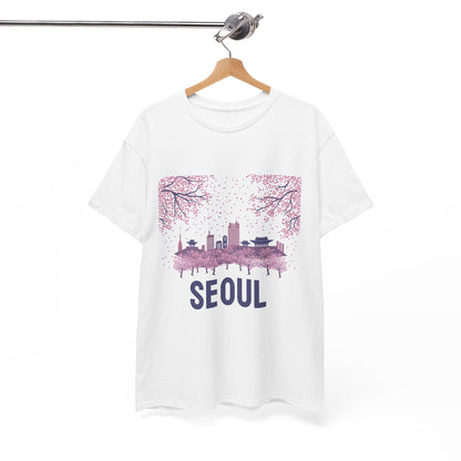 Seoul Scenes Unisex City Travel Tee – Korea Adventure Graphic Shirt
