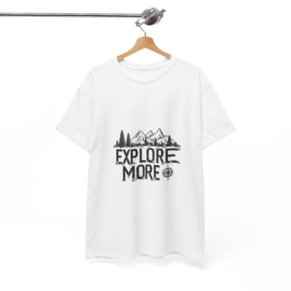 Explore More Unisex Hiking & Camping Tee – Nature Adventure Graphic Shirt
