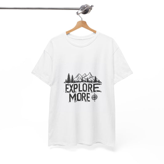 Explore More Unisex Hiking & Camping Tee – Nature Adventure Graphic Shirt