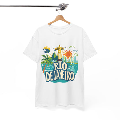 Welcome to Rio Unisex Brazil City T-Shirt – Tropical Travel Graphic Tee