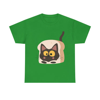 Loaf Me Tender Cat Loaf Graphic T-Shirt – Funny Unisex Cat Lover Tee