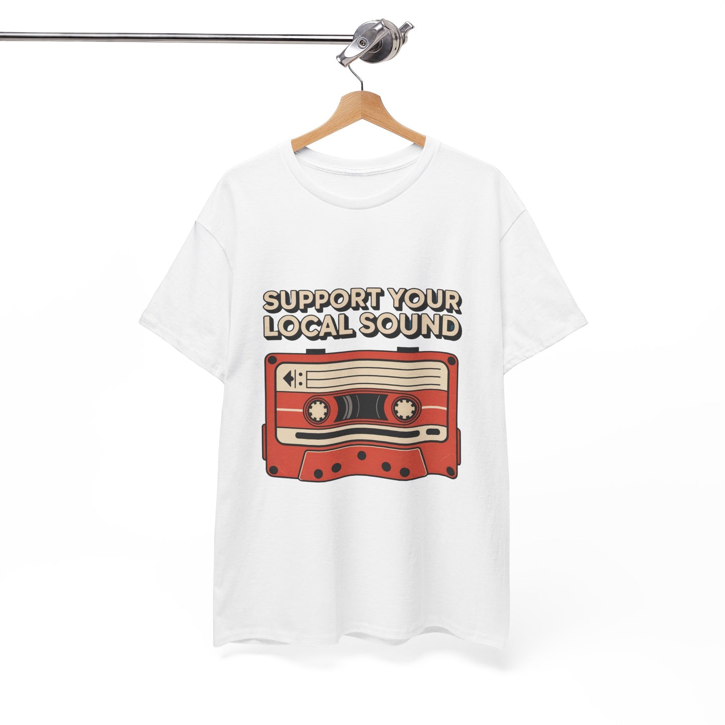 Support Your Local Sound Rock Music Tee – Unisex Guitar Player Support Shirt
