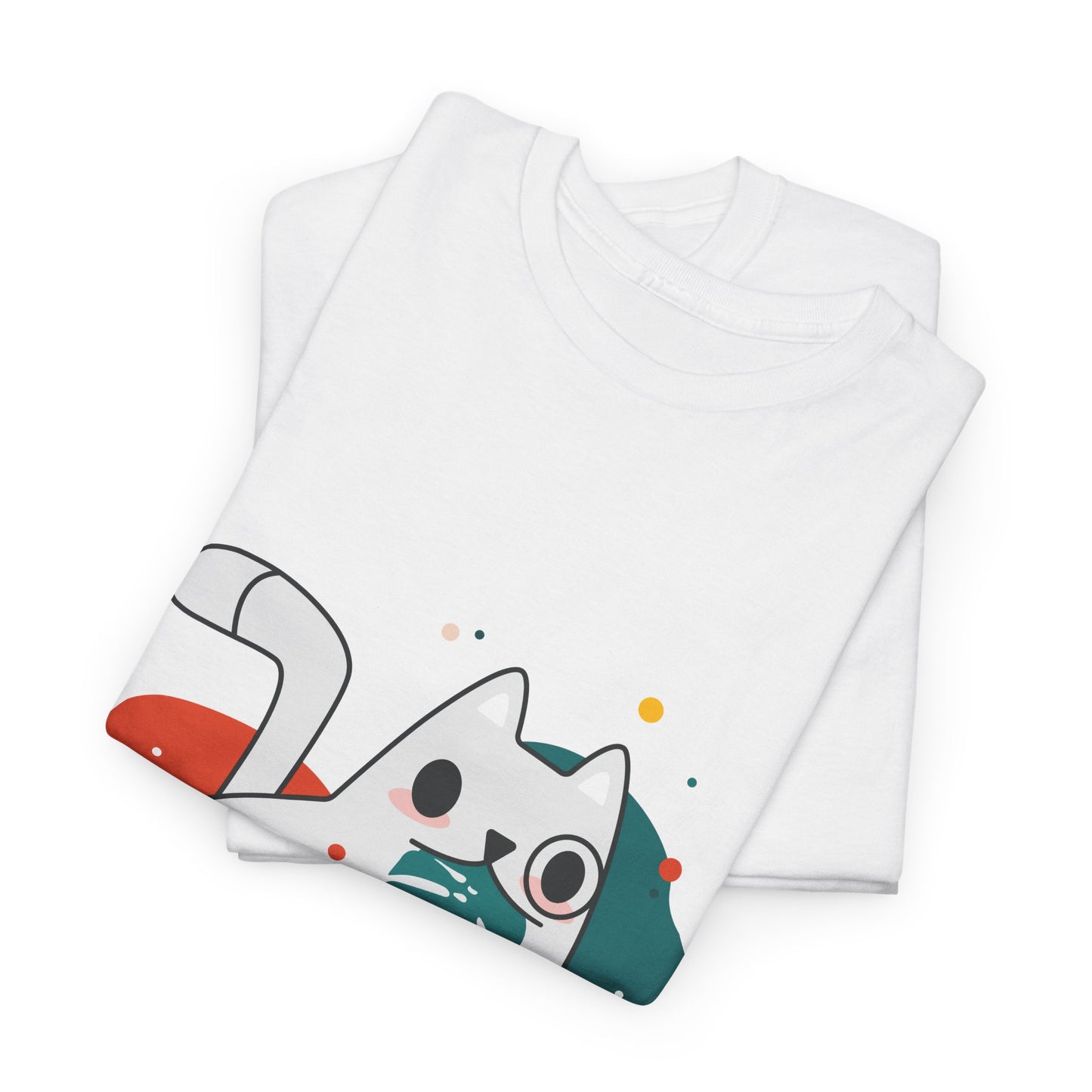 Leaf It to Me Funny Plant & Cat Tee – Unisex Green Thumb Cat Lover Shirt