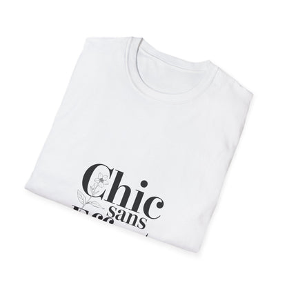 Chic Sans Effort Tee – Effortless French Girl Style Shirt