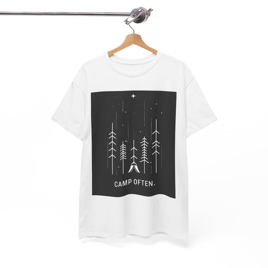 Camp Often Unisex Camping T-Shirt – Outdoor Adventure Graphic Tee
