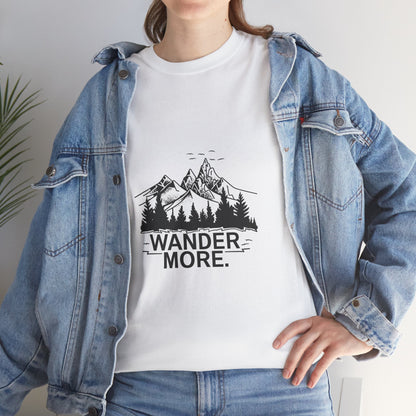 Wander More Outdoor Adventure T-Shirt – Unisex Hiking & Exploration Tee