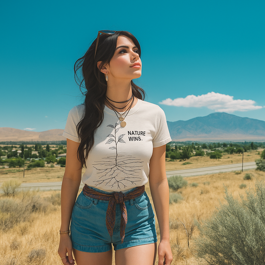 Nature Wins Outdoor Adventure T-Shirt – Unisex Hiking & Nature Tee