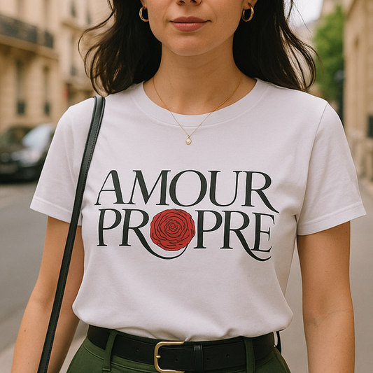 Amour Propre T-Shirt – Self-Love French Saying Tee