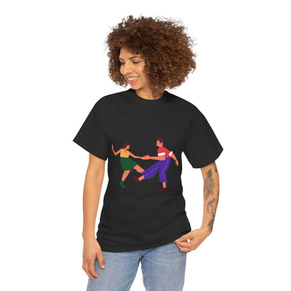 Lindy Hop 'Til You Drop Women's Summer Fun T-Shirt – Vintage Vacation Beach Tee