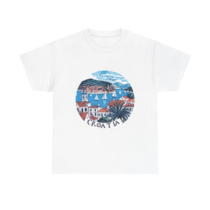 Sail Croatia Unisex Travel T-Shirt – Adriatic Coastal Graphic Tee