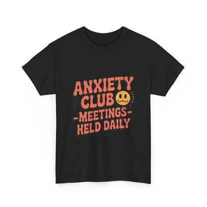 Anxiety Club Mindfulness & Mental Health Tee – Women’s Supportive Yoga Shirt