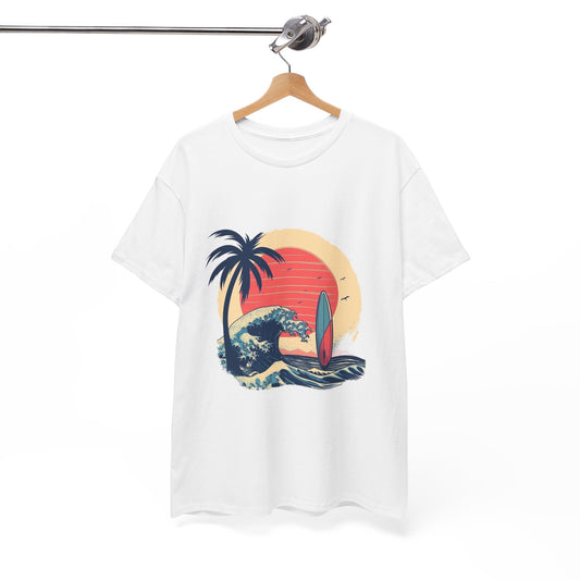 Surf Now Women's Summer Surfing T-Shirt – Beach & Ocean Vacation Tee