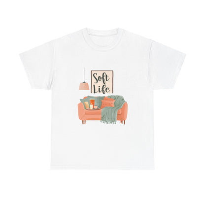 Soft Life Slow Living Tee – Women's Anti-Hustle Lifestyle T-Shirt