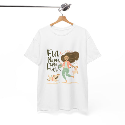 Fur Mama Fuel Funny Dog Mom T-Shirt – Unisex Dog Parent Coffee Tee