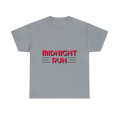 Midnight Run Unisex Retro Running Tee – 80s Fast Food & Track Style Shirt