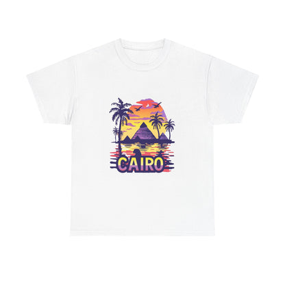 From Cairo with Heat Unisex Egypt City Tee – Travel & Culture Graphic Shirt
