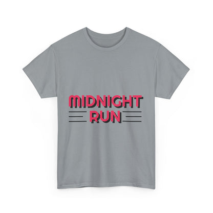 Midnight Run Unisex Retro Running Tee – 80s Fast Food & Track Style Shirt