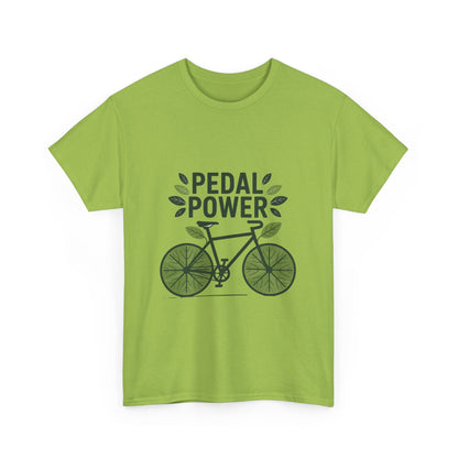 Pedal Power Sustainability T-Shirt – Unisex Eco-Friendly Cycling Tee