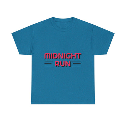 Midnight Run Unisex Retro Running Tee – 80s Fast Food & Track Style Shirt