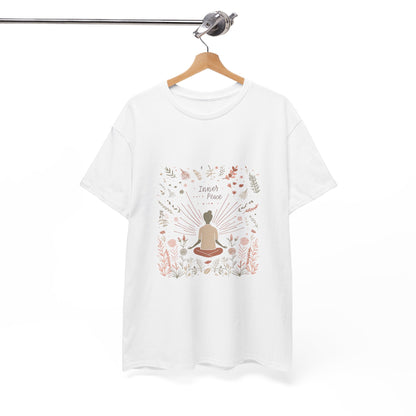 Inner Peace Yoga & Mindfulness Tee – Women's Holistic Lifestyle T-Shirt