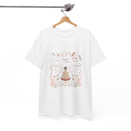 Inner Peace Yoga & Mindfulness Tee – Women's Holistic Lifestyle T-Shirt