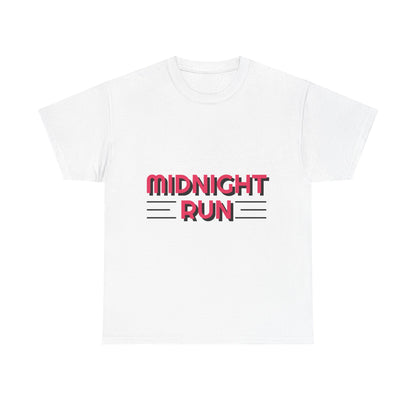Midnight Run Unisex Retro Running Tee – 80s Fast Food & Track Style Shirt