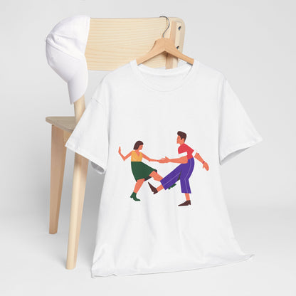 Lindy Hop 'Til You Drop Women's Summer Fun T-Shirt – Vintage Vacation Beach Tee