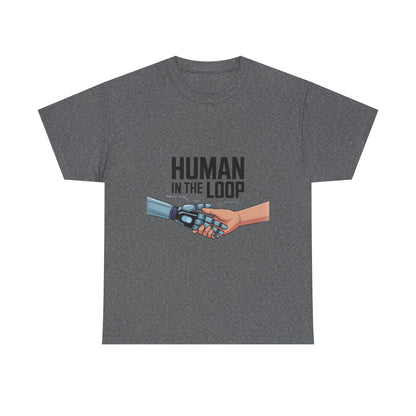 Human in the Loop Unisex AI & Tech T-Shirt – Machine Learning Developer Tee
