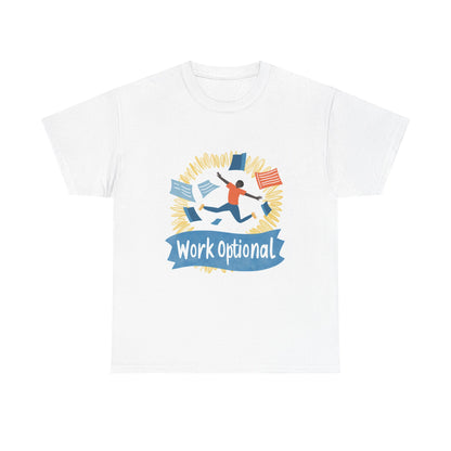 Work Optional Slow Living Graphic Tee – Anti-Hustle Women's T-Shirt