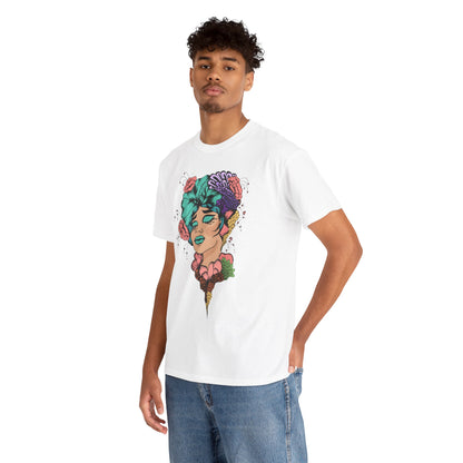 Floral Hair, Don’t Care Women's Summer Vacation Tee – Beach Lifestyle Graphic Shirt