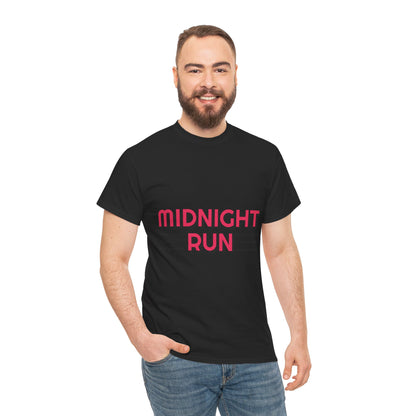 Midnight Run Unisex Retro Running Tee – 80s Fast Food & Track Style Shirt