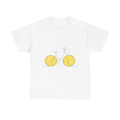Lemonade, Locks & Pedal Power Women's Summer Vacation Tee – Relaxed Beach Style Shirt