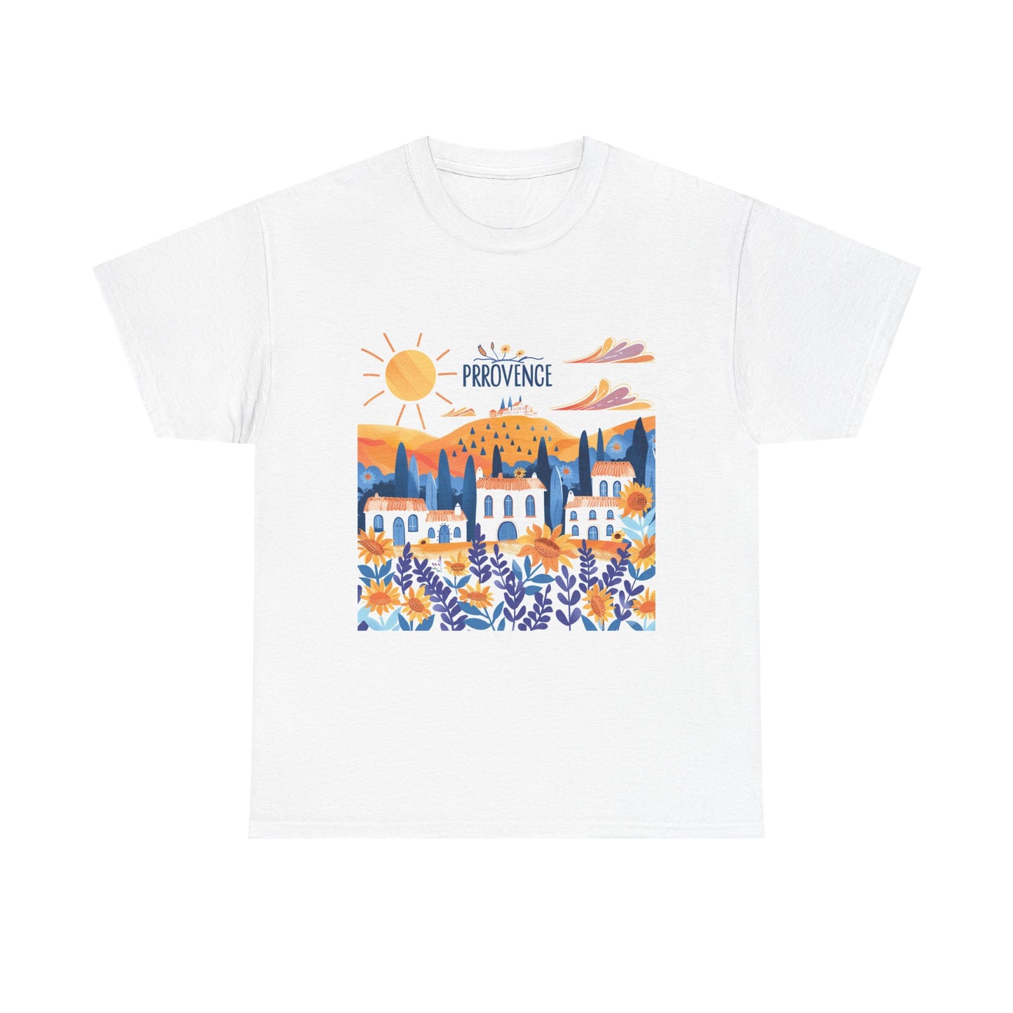 Provence Days Unisex French Countryside Tee – City Escape Travel Shirt