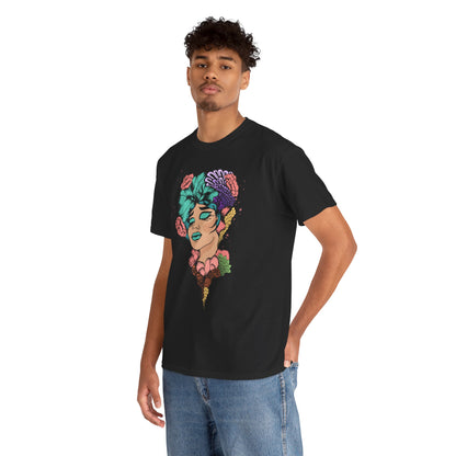 Floral Hair, Don’t Care Women's Summer Vacation Tee – Beach Lifestyle Graphic Shirt