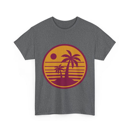 Tropic Like It’s Hot Retro Beach Tee – Unisex 80s Summer Vibes T-Shirt