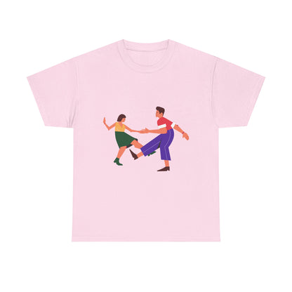 Lindy Hop 'Til You Drop Women's Summer Fun T-Shirt – Vintage Vacation Beach Tee