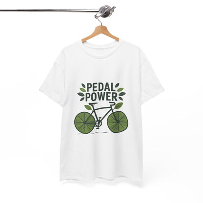 Pedal Power Sustainability T-Shirt – Unisex Eco-Friendly Cycling Tee