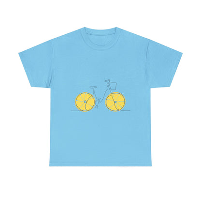 Lemonade, Locks & Pedal Power Women's Summer Vacation Tee – Relaxed Beach Style Shirt