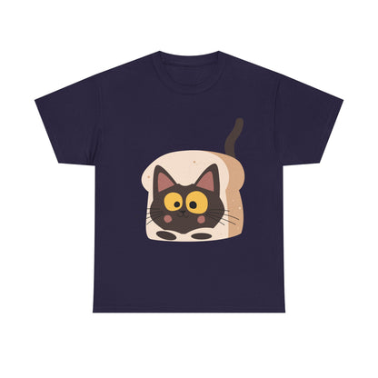 Loaf Me Tender Cat Loaf Graphic T-Shirt – Funny Unisex Cat Lover Tee