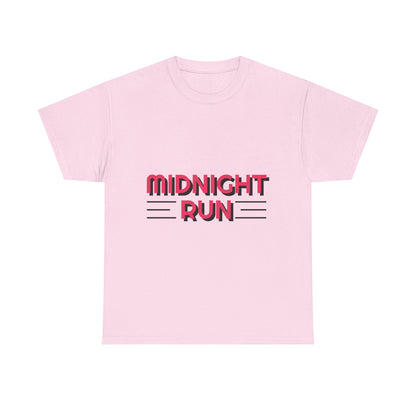 Midnight Run Unisex Retro Running Tee – 80s Fast Food & Track Style Shirt