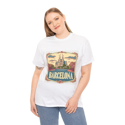 Barcelona Breeze Unisex Spain Travel Tee – City Break Graphic T-Shirt