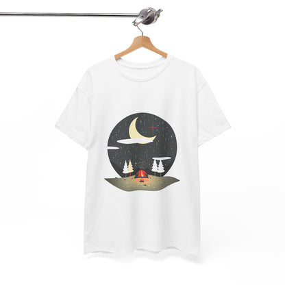 Campfires & Constellations Camping Tee – Unisex Stargazing & Nature Shirt